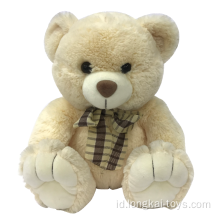 Bow Creamy Teddy Bear Plush